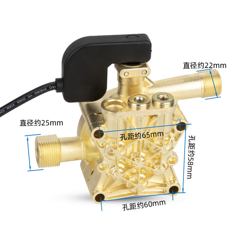 家用洗车机泵头总成高压清洗机配件刷车泵莫甘娜1812泵头兼容型号