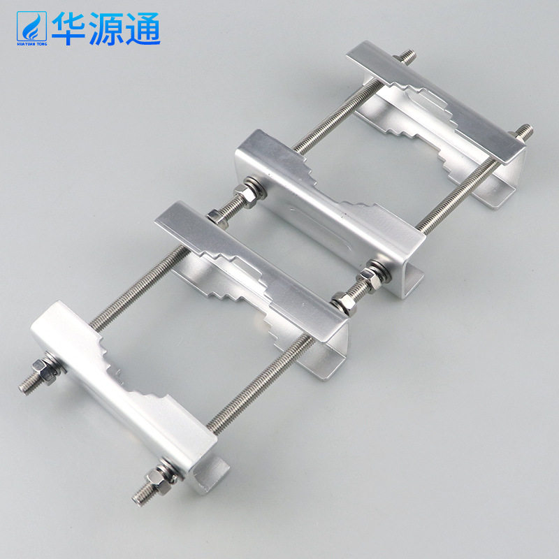 方型管夹夹码固定架管卡抱箍卡扣镀锌电线管配件抱杆螺丝螺栓夹具