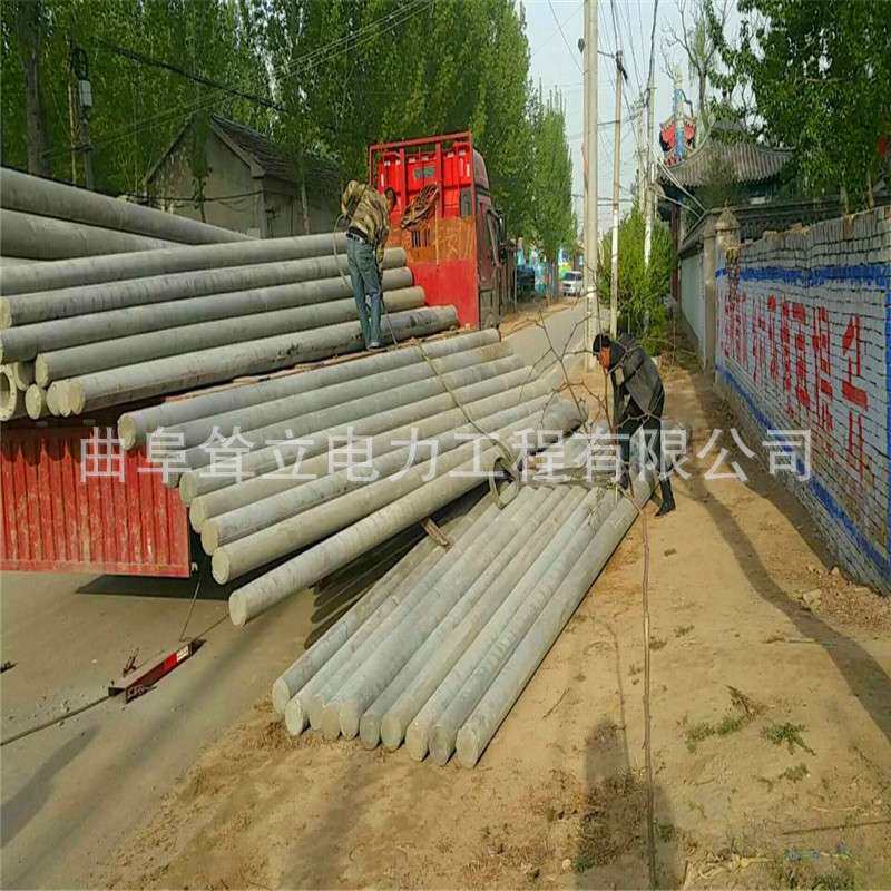15米水泥电线杆 室外高压电线杆 混凝土电线杆直径190mm水泥制品