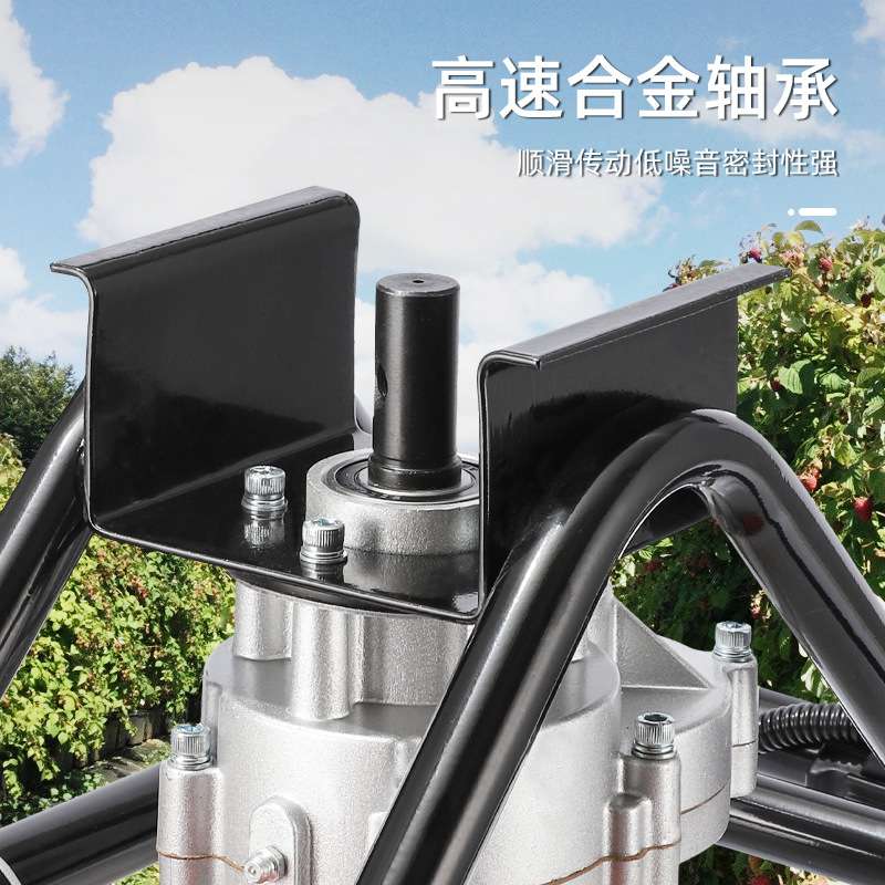 农业小型手提式汽油地钻机园林机械工具种植打桩挖坑易启动地钻机