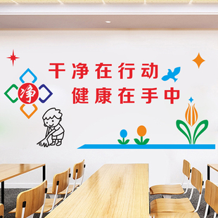 学校寝室墙壁校园宿舍创意文化墙楼道走廊教室布置背景装饰墙贴纸