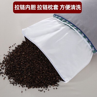 麻绒全荞麦壳枕头荞麦枕大号成人学生护颈荞麦皮枕头长条枕四季枕