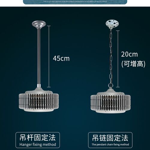 鳍片led工矿灯厂房吊灯工厂车间仓库工业天棚照明灯超亮100W200W