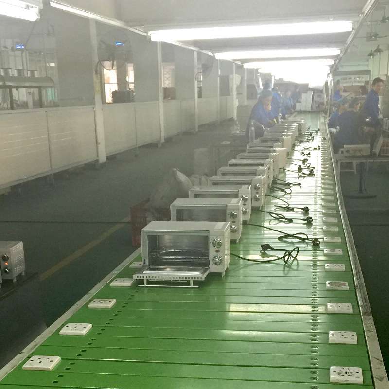 家电自动化输送线链板装配线微波炉老化检测线烤箱智能生产传送线