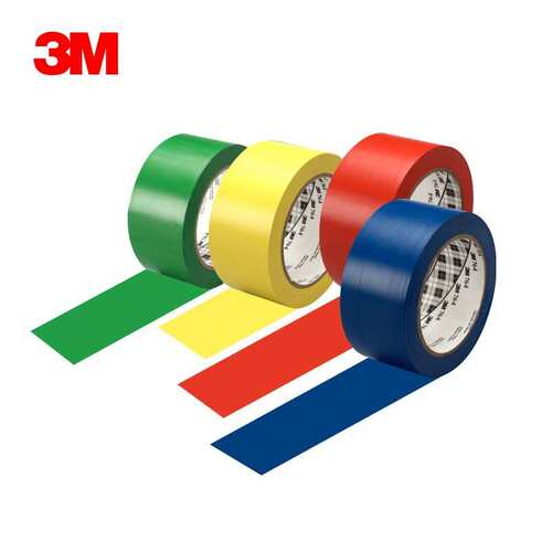 3M764警示标识胶带耐温耐磨乙烯基胶pvc基材喷漆遮蔽捆扎高粘度