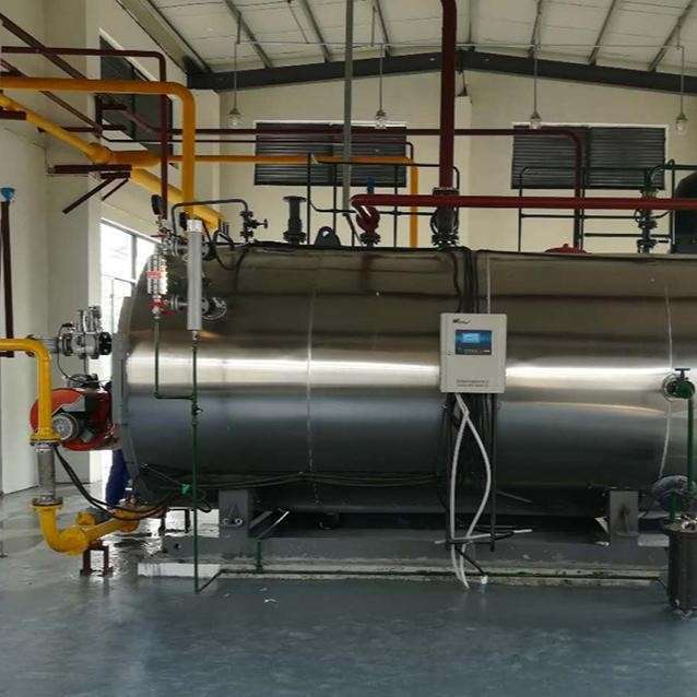 全自动燃油气热水锅炉1吨 采暖热水两用卧式承压锅炉 高温清洗