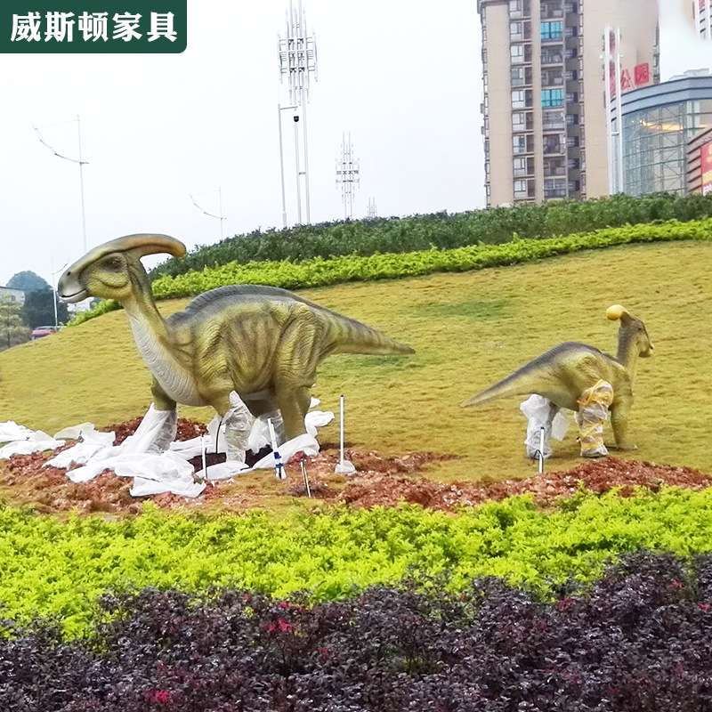 恐龙乐园打造网红景观设计主题公园制作项目承接安装玻璃钢雕塑