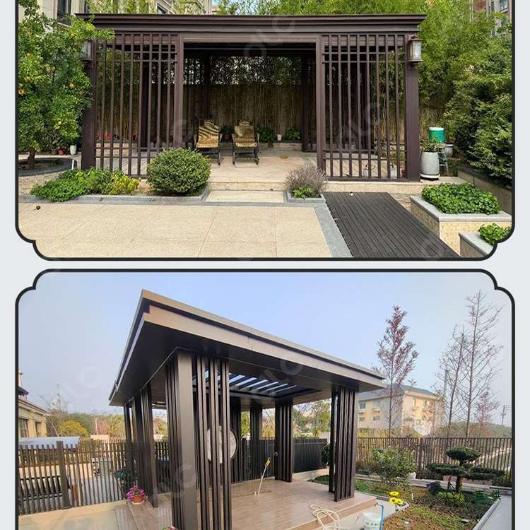 铝合金凉亭别墅室外休闲茶室遮阳棚阳光房断桥铝门窗院子玻璃房