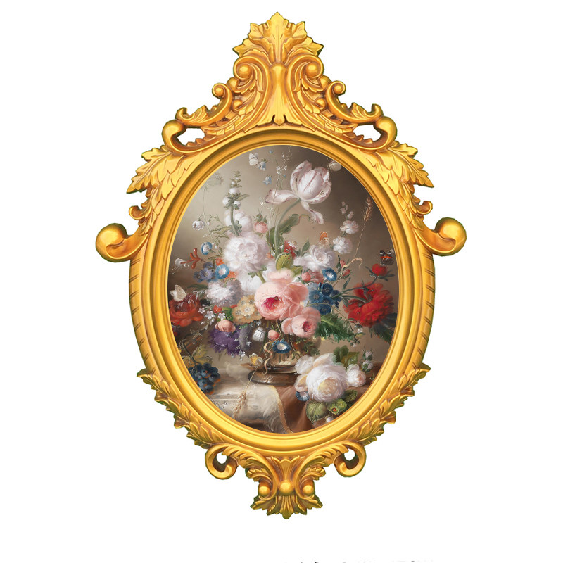 欧式油画框挂墙塑料相框结婚照影楼婚纱照制作客厅卧室复古壁挂框