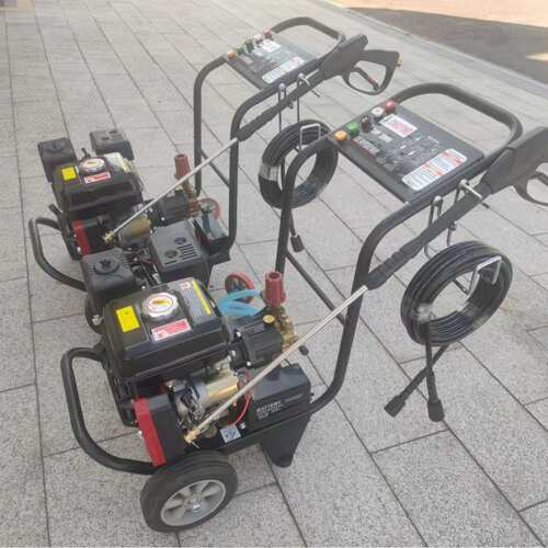 汽油清洗机7HP 外贸 200bar高压水流洗车洗地物业保洁手启动