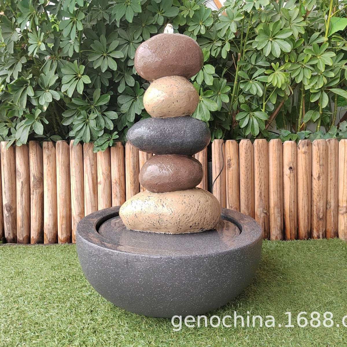 仿石头庭院室内流水摆件工艺品