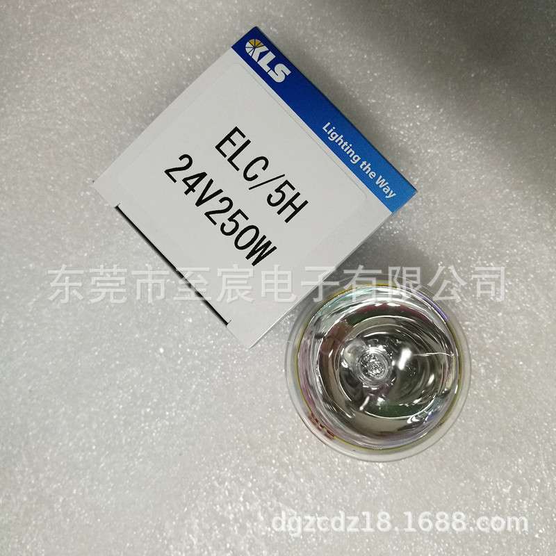 现货KLS卤素灯泡ELC/5H 24V250W 500小时长寿命AOI奥宝检测设备灯