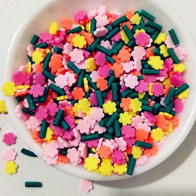 软陶颗粒 混款颗粒 软陶切片 滴胶流沙奶油胶粘土饰品配件