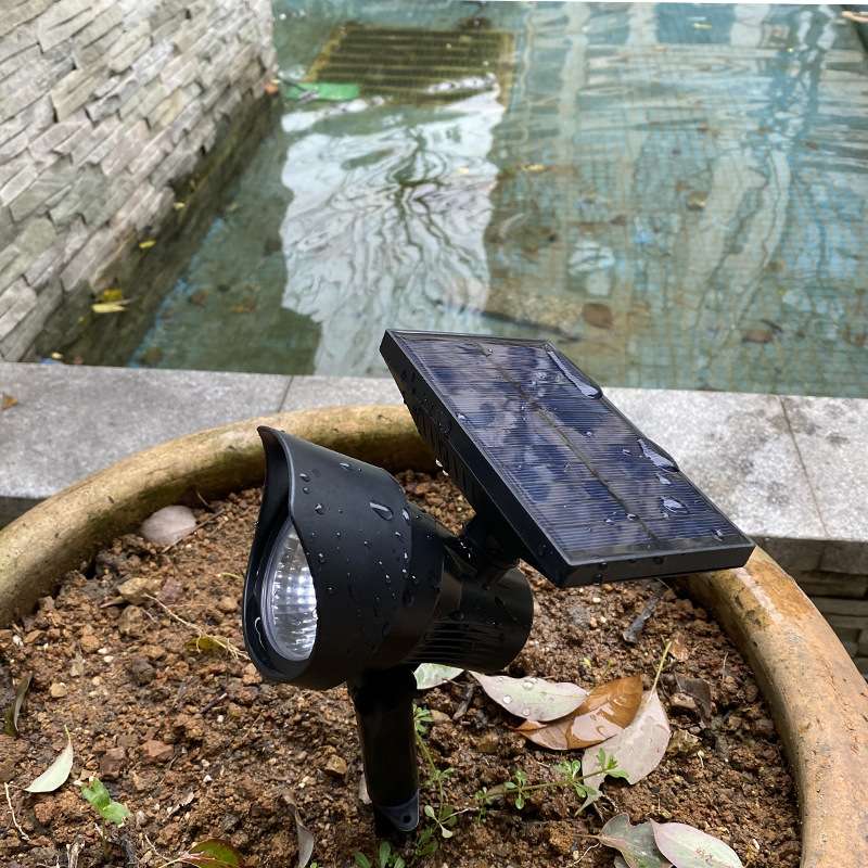 户外太阳能射灯太阳能草地灯家用壁灯一灯两用灯太阳能路灯防水