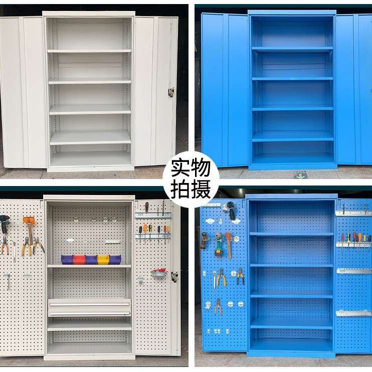 重型工具柜车间用工具箱双开门铁皮柜子抽屉式储物柜五金收纳柜
