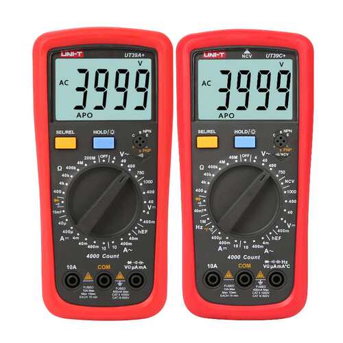 优利德UT39A+/UT39C+手持式掌上经济实用型多功能数字万用表