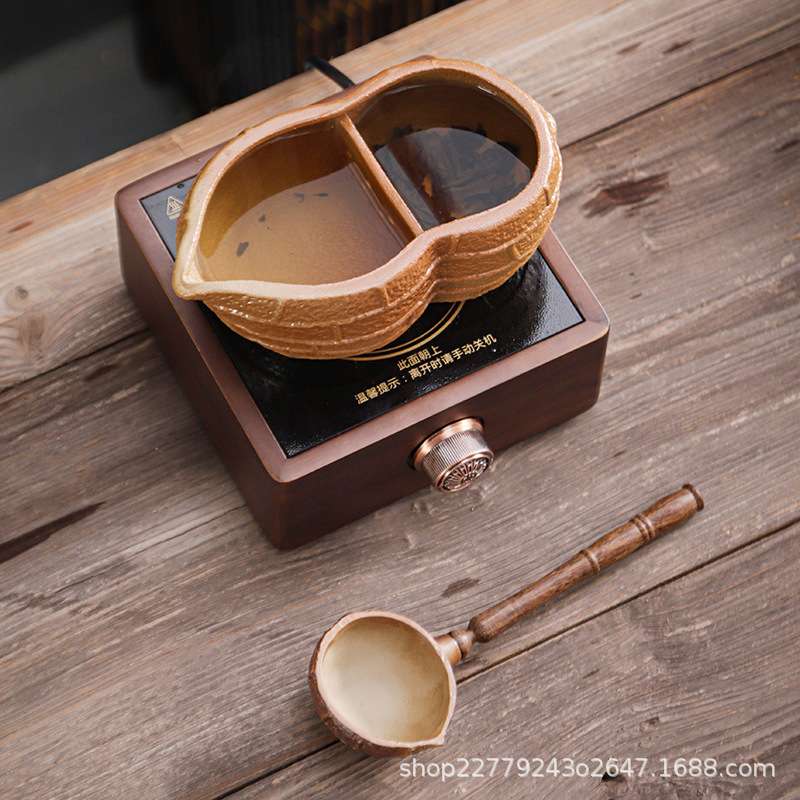 甄轩阁古法合璧罐罐茶新款煮茶器围炉煮茶壶电陶炉煮茶碗陶罐砂锅