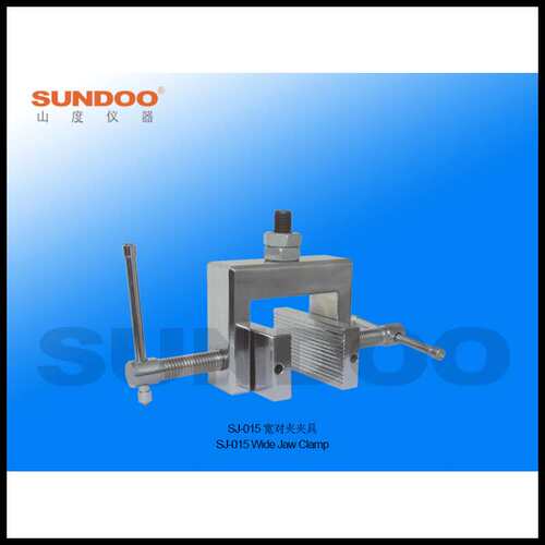 山度夹具SUNDOO 测力工具可搭配推拉力计 SJ-015(宽对夹夹具 5kN)