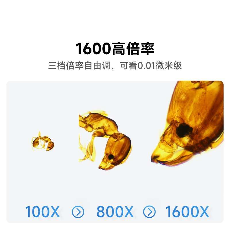 当当狸智能显微镜初中专用儿童科学显微镜生物电子显微镜中小学