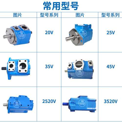威格士叶片泵20V25V35V45V液压泵2520V3520V4535V高压双联油泵