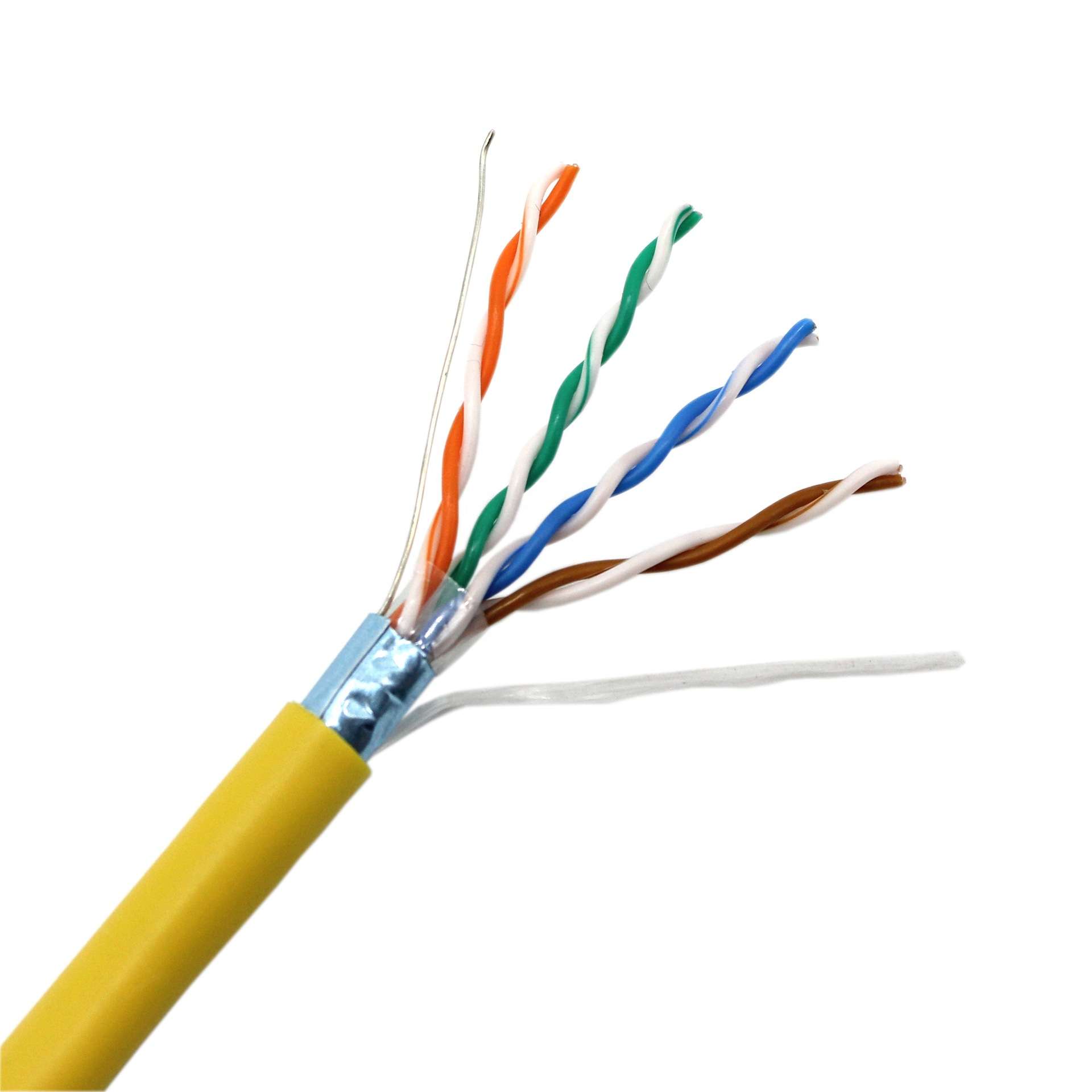 工厂 超五类屏蔽网线CAT5E FTP网线CAT5E屏蔽网络线