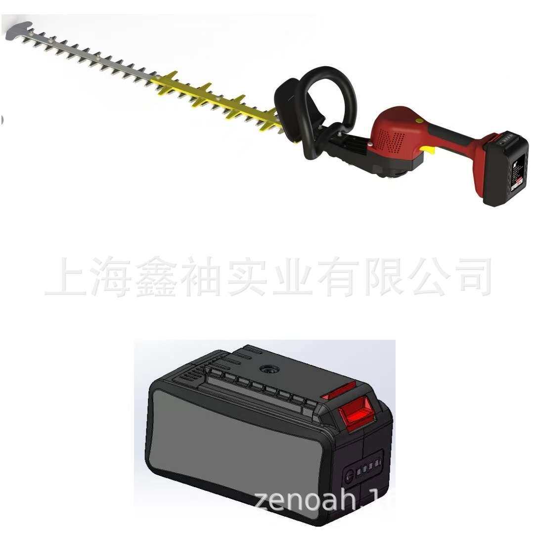 恩加J801电动绿篱机锂电修枝机大功率修剪机
