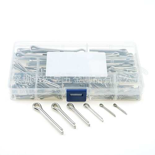 290pcs M1.5M2M2.5M3M4M5M6   不锈钢304 GB91开口销组合套装盒装