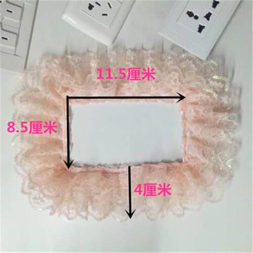 新品开关套插座套满8个包邮开关贴墙贴韩式布艺蕾丝装饰贴定做