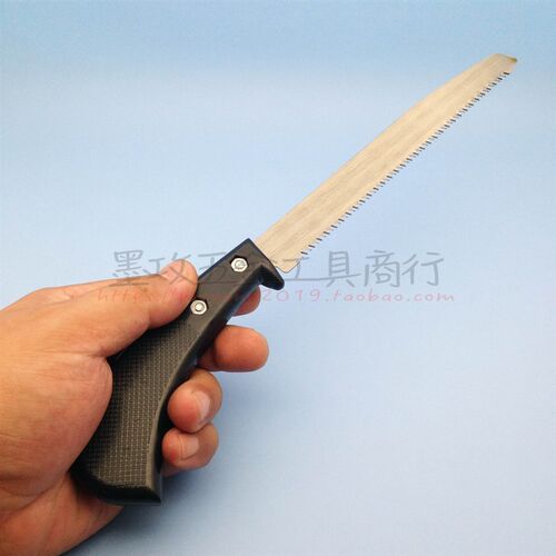 塑柄迷你手推锯子 家用手工锯鸡尾锯子木工锯切工具