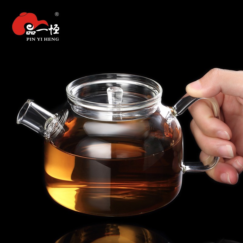 品一恒玻璃茶壶耐高温过滤煮茶器花茶壶小号壶加厚泡陈皮专用茶壶