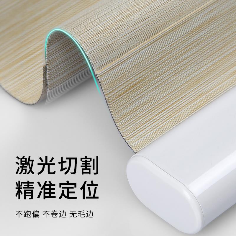 电动柔纱帘卷帘百叶窗帘免打孔卫生间浴室厨房防水遮光遮阳升降
