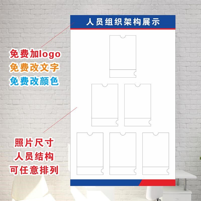 员工组织结构框架信息公示栏工作值班人员标识姓名职务定制一览表