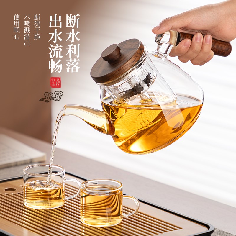 玻璃煮茶壶电陶炉2026新款煮茶器耐高温大容量烧水壶蒸煮养生茶具图片