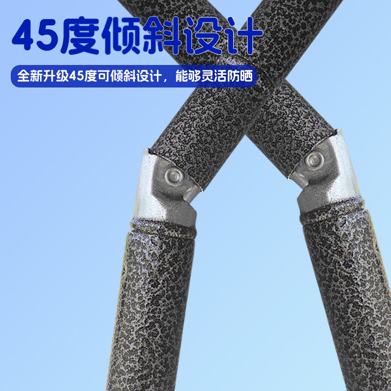 双层遮阳伞户外摆摊专用雨伞庭院伞转向大伞商用加厚出摊雨棚定制