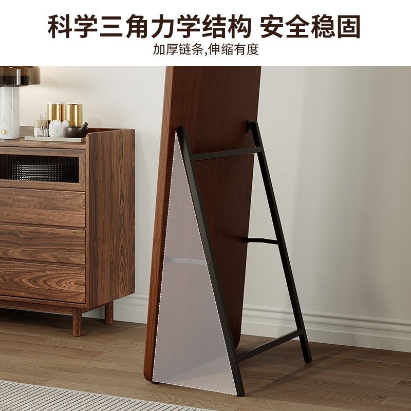中古全身镜落地镜家用女生卧室简约穿衣镜服装店试衣镜挂墙大镜子图片