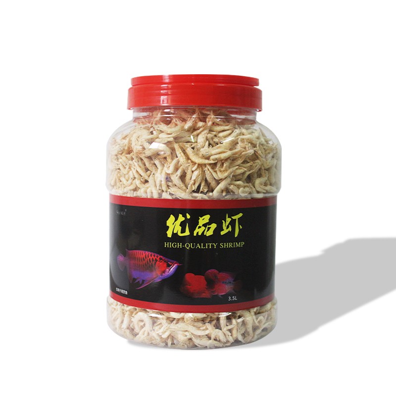 优品白虾龙鱼饲料血鹦鹉鱼粮银龙罗汉发财鱼食虾干乌龟粮南极磷虾