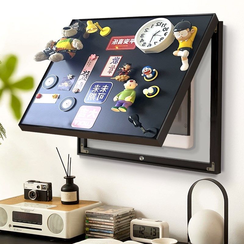 磁吸电表箱黑板冰箱贴铝合金装饰画电盒遮挡家居遮丑挂画墙面装饰