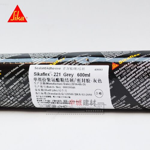 西卡221聚氨酯密封胶汽车尾翼胶挡风玻璃胶钣金胶金属粘合剂黑色