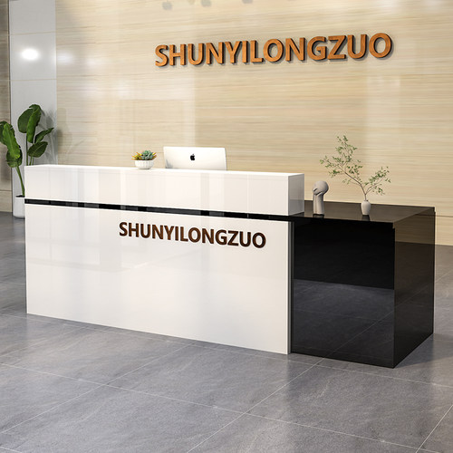 前台收银台公司接待台商用简约超市小吧台服装店酒店美容院咨询台