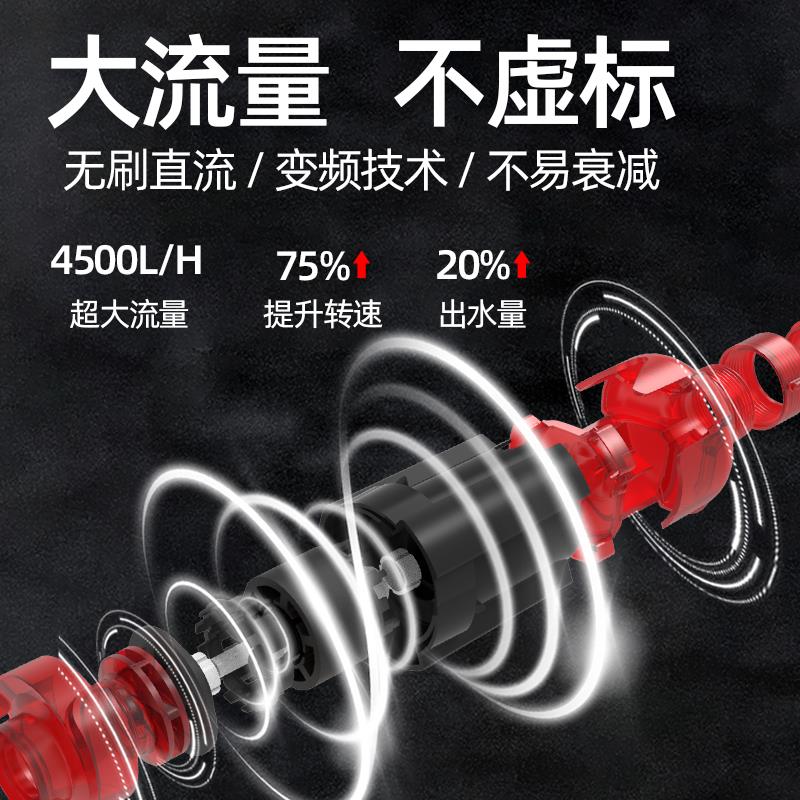 博特鱼缸变频底吸抽水泵超静音循环过滤清理鱼便防干烧家用潜水泵