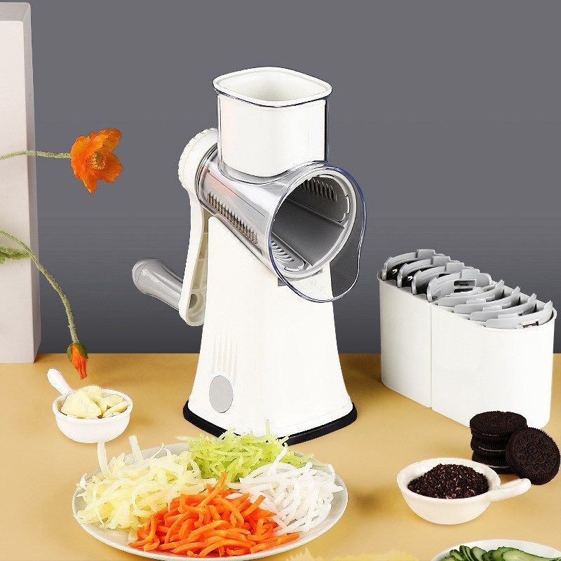 家用手动摇多功能切菜器厨房工具刨丝神器蔬果土豆切丝切丁切菜机