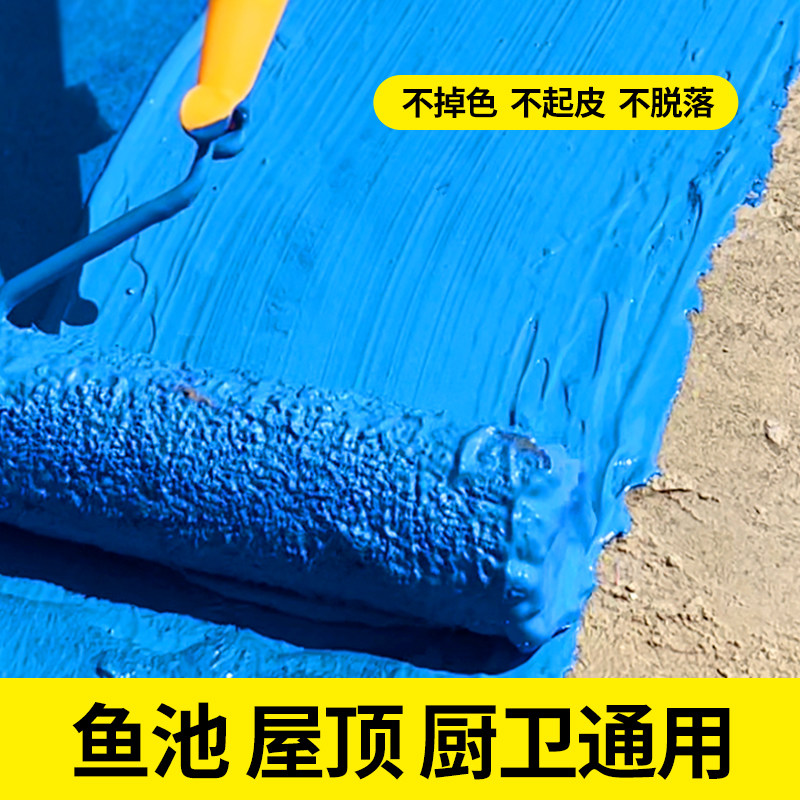 水池游泳池卫生间防水涂料房顶屋顶裂缝漏水堵漏材料鱼池补漏胶