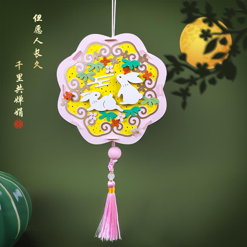 国潮雅乐灯 古风灯笼八音盒发光音乐盒 手工材料包教师节礼物