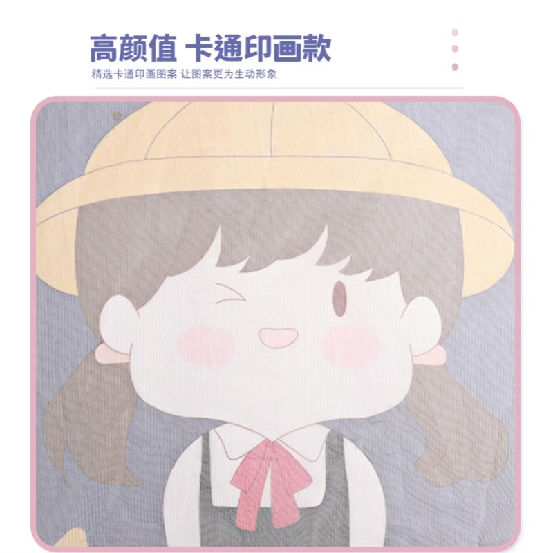 儿童房防蚊门帘侧开门女孩卧室纱帘卡通金刚网磁吸卧室门联可爱XM