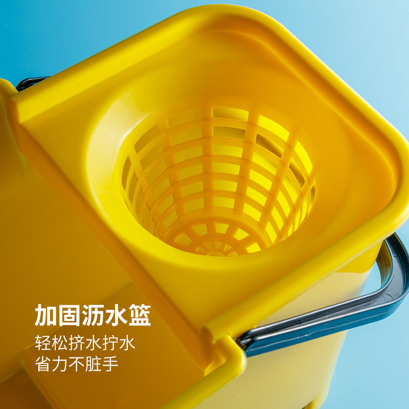卧室家务清洁长柄棉纱水拖套装客厅家用传统老式拧水墩布拖地拖把