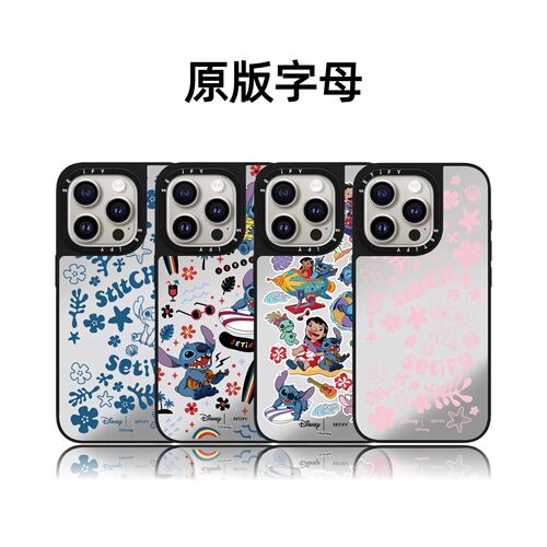 CASETiFiY联名迪士尼史迪仔冲浪贴纸18/17pro适用于iPhone16promax苹果15pro手机壳14磁吸13卡通12女防摔硬壳