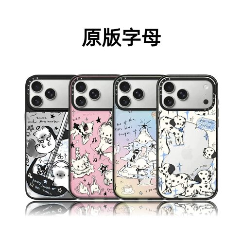 CASETiFiY联名lalazoo吉他小狗摇滚18/17pro适用于iphone16promax苹果15plus手机壳14卡通13磁吸12女情侣防摔