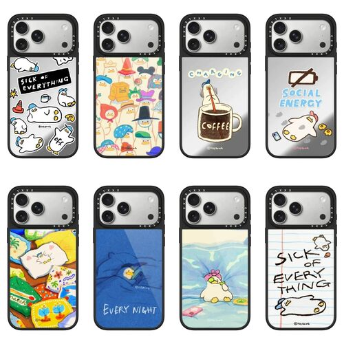 CASETiFiY联名SSEBONG躺平鸭子苹果17Promax适用于iPhone16Promax手机壳15pro可爱14Pro卡通13/12/11防摔硬壳