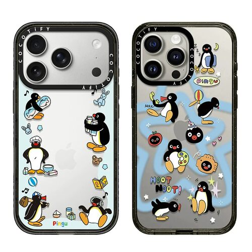 CASETiFiY联名动物相框企鹅MagSafe磁吸适用iPhone18promax苹果17promax手机壳16plus/15卡通14网红13潮牌12