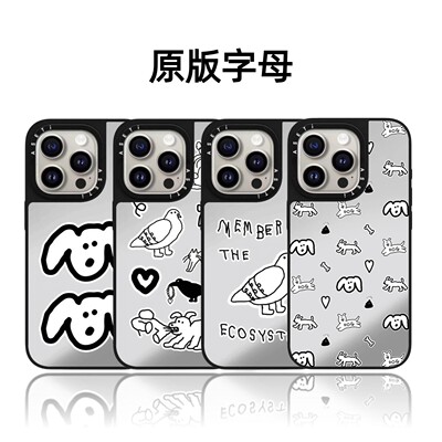 CASETiFiY联名INAPSQUARE系列自然贴纸18/17pro适用于iPhone16promax苹果15pro手机壳14磁吸13潮壳女防摔硬壳